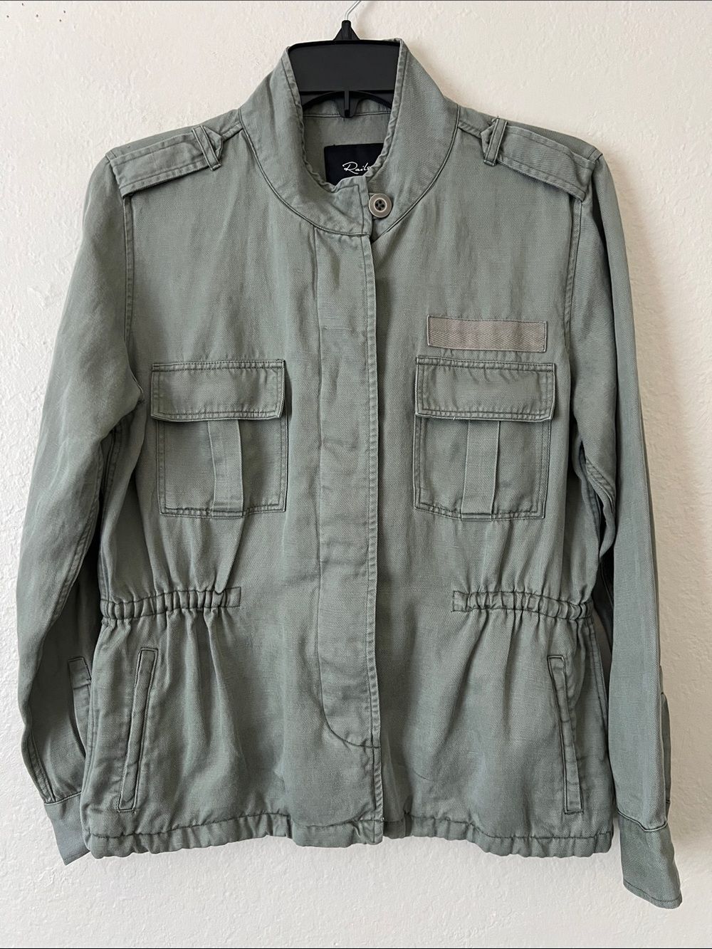 EUC RAILS Sahara Utility Jacket Cinch Waist in Sage Size S
